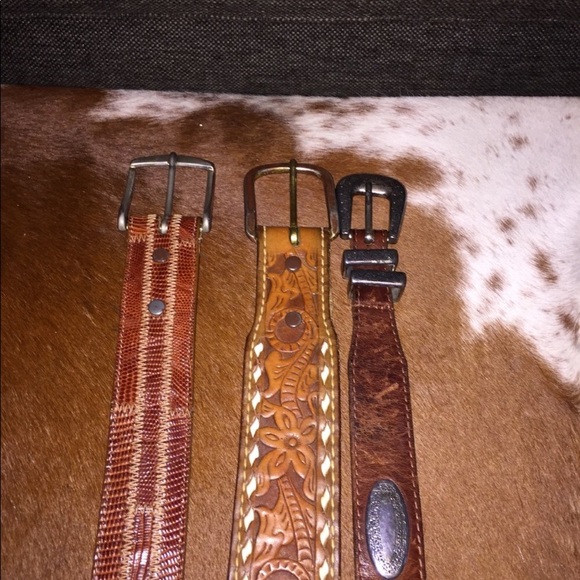 Vintage concho leather belt - Picture 8 of 8